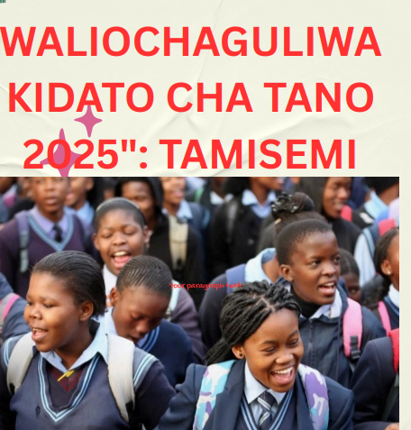 Orodha ya waliochaguliwa kidato cha tano 2025