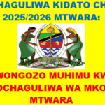 Waliochaguliwa Kidato cha Tano 202 Mtwara