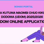 JINSI YA KUTUMA MAOMBI YA UDAHILI CHUO KIKUU CHA UDOM 2025