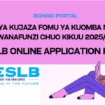 Jinsi ya kujaza Fomu ya Kuomba Mkopo HESLB 2025/2026