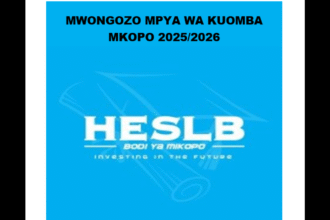 MWONGOZO WA KUOMBA MKOPO 2025/2026