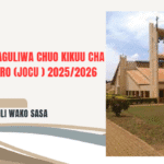 Majina Waliochaguliwa Chuo Kikuu Cha Jordan Morogoro 2025/2026 (JOCU Selected Applicants)