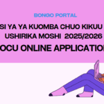 Jinsi ya kutuma Maombi chuo kikuu Moshi Cooperate University (MoCU) 2025/2026