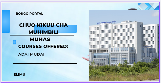 kozi zinazotolewa muhimbili (MUHAS)
