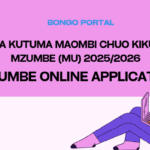 Jinsi ya Kutuma Maombi ya Chuo Kikuu cha Mzumbe (MU) 2025/2026