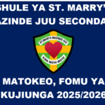 Shule ya Sekondari ya St. Mary’s Mazinde Juu (MATOKEO NA FOMU YA KUJIUNGA)