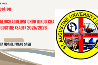 Waliochaguliwa Chuo Kikuu Cha St. Augustine (SAUT) 2025/2026 (SAUT Selected Applicants)