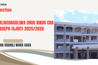 Majina Waliochaguliwa Chuo Kikuu Cha St. Joseph (SJUIT) 2025/2026 (SJUIT Selected Applicants)