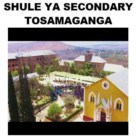 Shule ya Tosamaganga Secondary school(Matokeo, Fomu ya Kujiunga)
