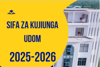 Sifa Za Kujiunga Na Chuo Kikuu Cha UDOM 2025/2026