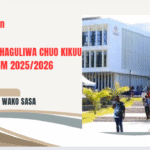 Majina Waliochaguliwa Chuo Kikuu Cha UDSM 2025/2026 (UDSM Selected Applicants)
