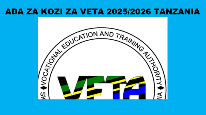 Ada za Kozi za VETA 2025/2026 Tanzania