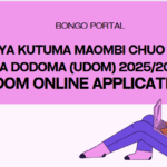 insi ya Kutuma Maombi Chuo Kikuu cha Dodoma (UDOM) 2025/2026