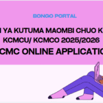 Jinsi ya Kutuma Maombi Chuo Cha Kikuu KCMC 2025/2026