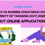 Jinsi ya Kutuma Maombi Chuo Kikuu Huria cha Tanzania (OUT) 2025/2026