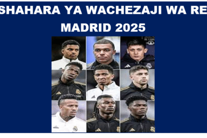 MISHAHARA YA WACHEZAJI WA REAL MADRID 2025