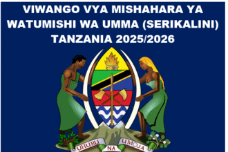 VIWANGO VYA MISHAHARA YA WATUMISHI WA UMMA (SERIKALINI) TANZANIA 2025/2026