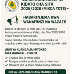 Tazama Matokeo ya Kidato cha sita 2025/2026 (Mikoa Yote)