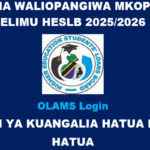 Majina Waliopangiwa Mkopo wa Elimu HESLB 2025/2026 – Jinsi ya Kuangalia Hatua kwa Hatua